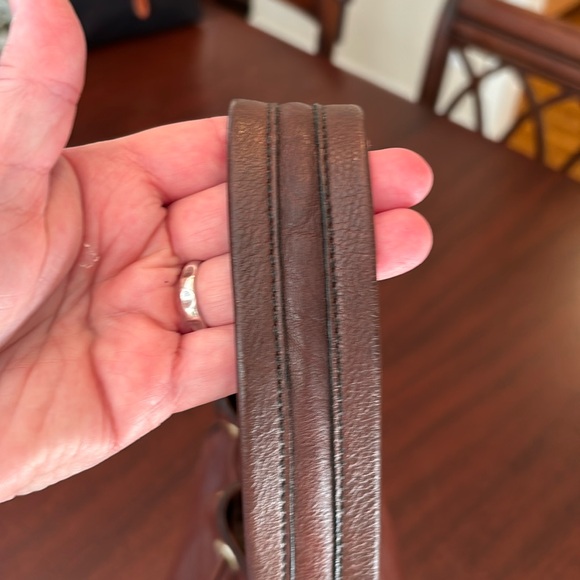 Cole Haan Leather Drawstring Shoulder Bag EUC - Picture 13 of 16